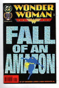 WONDER WOMAN #100 (1995) BRIAN BOLLAND | DELUXE | RAINBOW FOIL | DEATH ARTEMIS