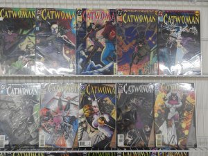 Lot of 60 Comics W/ Catwoman #0-37 +More! +Catwoman #1-4 (Mini-Series) Avg VF+