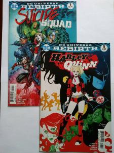 Harley Quinn# 1 & Suicide Squad #1 Rebirth Special Edition Lot DC Comics 