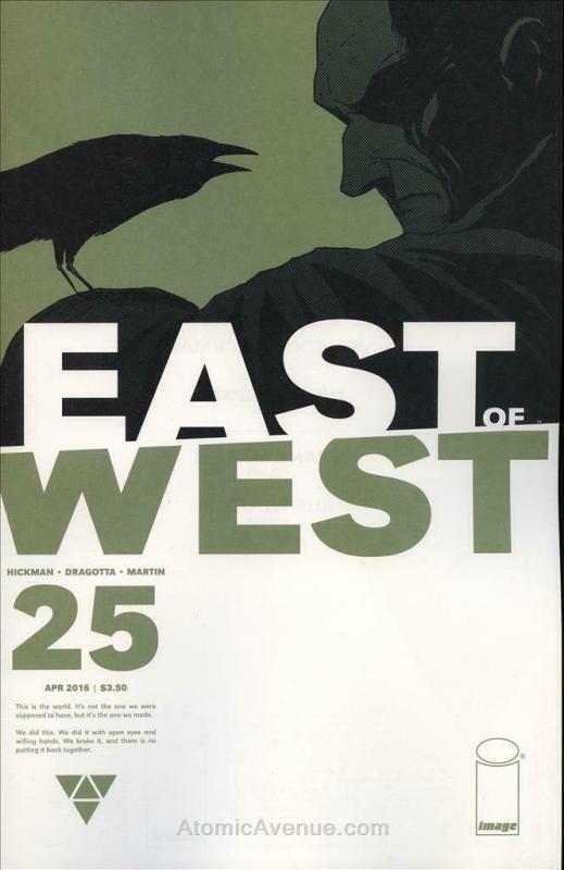 East of West #25A VF/NM; Image | save on shipping - details inside