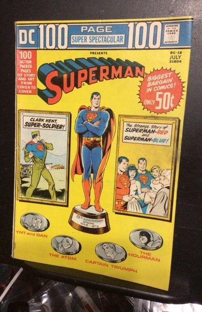 DC 100-Page Super Spectacular #18 (1973) Giant-size superman!  VF+ Boca CERT