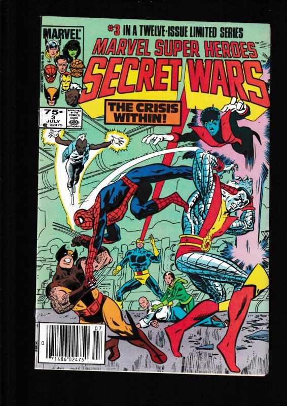Marvel Super Heroes Secret Wars #3 Newsstand Edition (1984) VFN/NM / 1st TITANIA