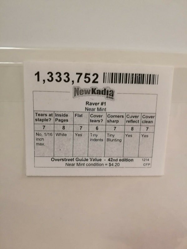 Raver #1 Malibu Comics 1st Fantastic Issue Collector's Special NM 