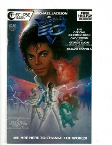 Captain EO # 1 Michael Jackson Comic Book FN 3D Glasses Included Disney J510
