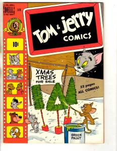 Tom & Jerry Comics # 66 VF- Dell Golden Age Comic Book Cat Mouse JL11