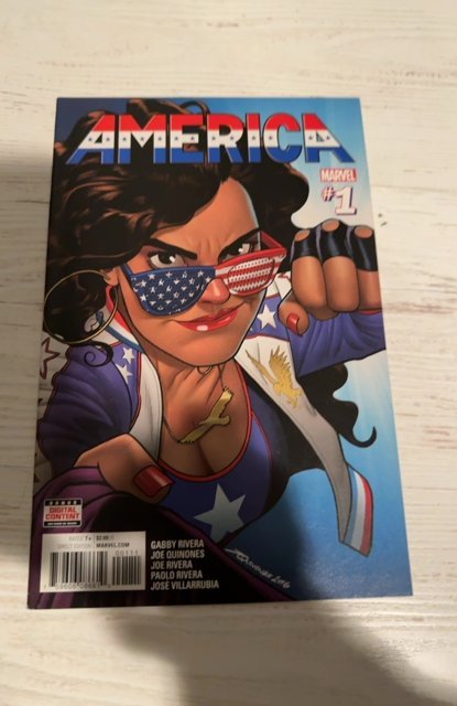 America #1 (2017)first issue and origin