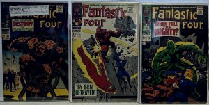 Fantastic Four #68, 69 and 70. High Grade. VF+ Lot