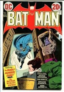 BATMAN #250-1973-DC-WOMAN TIED UP ON COVER-Beheading!-fine/very fine FN/VF