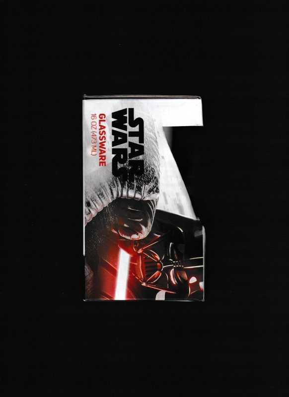 RED JOIN THE DARKSIDE | DISNEY STAR WARS | 16OZ PINT GLASS | RARE HTF | NIB