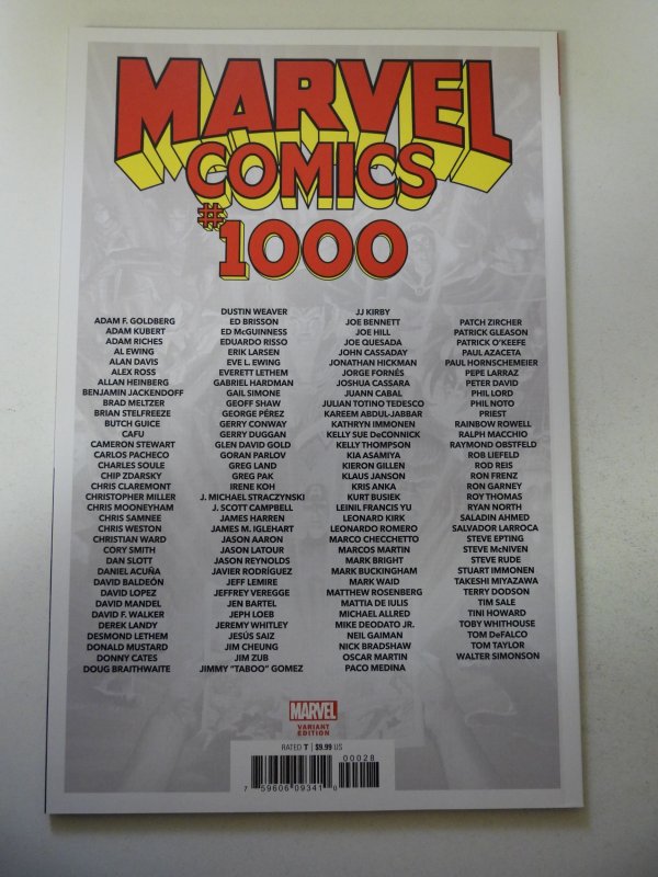 Marvel Comics #1000 Andrews Cover (2019) NM Condition