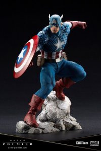 Kotobukiya Marvel ArtFX Premier Captain America 1/10 Scale Pre-Painted Model Kit