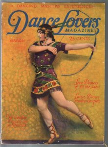 Dance Lovers Magazine #5 3/1924-dance info-classic pictures-95+ years old-VG