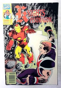 Knights Pendragon #11 1991 Marvel UK Captain Britain Iron Man 1st Print Comic