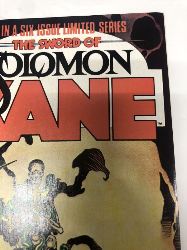 Solomon Kane (1985) # 4 (VF/NM) Canadian Price Variant • CPV • Marvel • Macchio