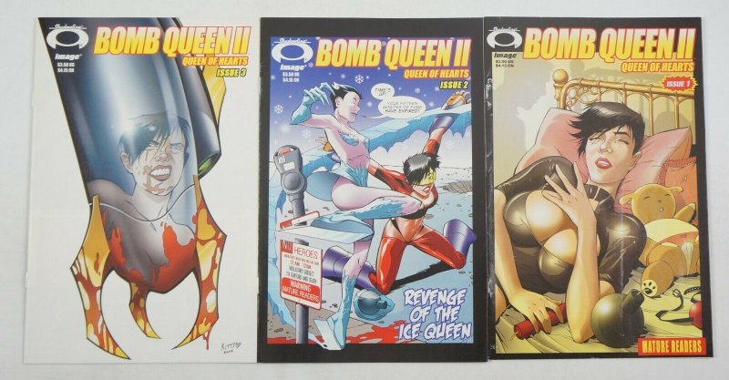 Bomb Queen II: Queen of Hearts #1-3 FN complete series - jimmie robinson set 