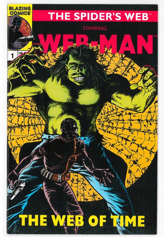 G-8 and His Battle Aces (1991) #1 NM, Web-Man on flip side