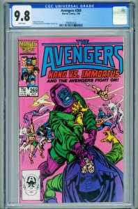 Avengers #269 CGC 9.8 1986 KANG-Marvel comic book 3990902020