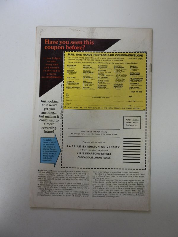 The Avengers #137 (1975) FN- condition stains back cover