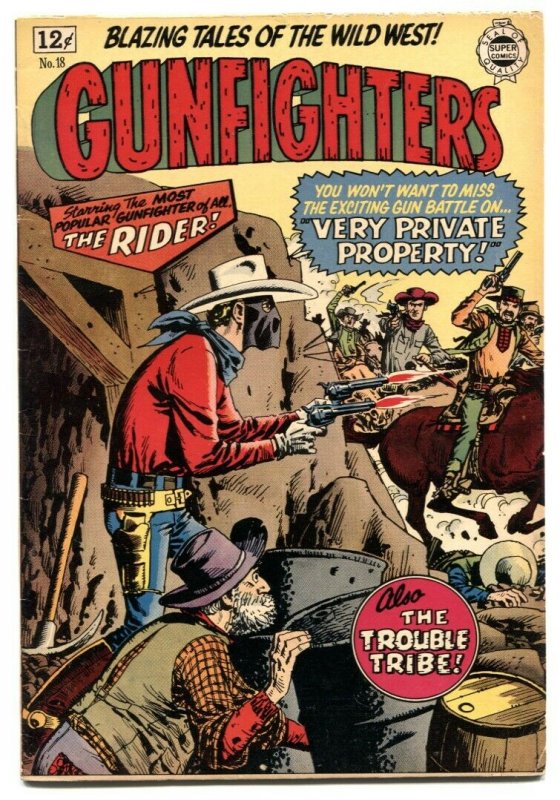 Gunfighters #18 1964- Golden Age Western comic Reprint - VG/F