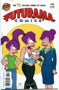 FUTURAMA #26, NM-, Bongo, Fry, Bender, Leela, 2000,Professor Farnsworth,Zoidberg