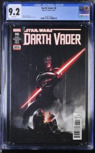 Star Wars: Darth Vader v2 #6 2017 Marvel 9.2 NM- CGC Graded Comic Key 1st App