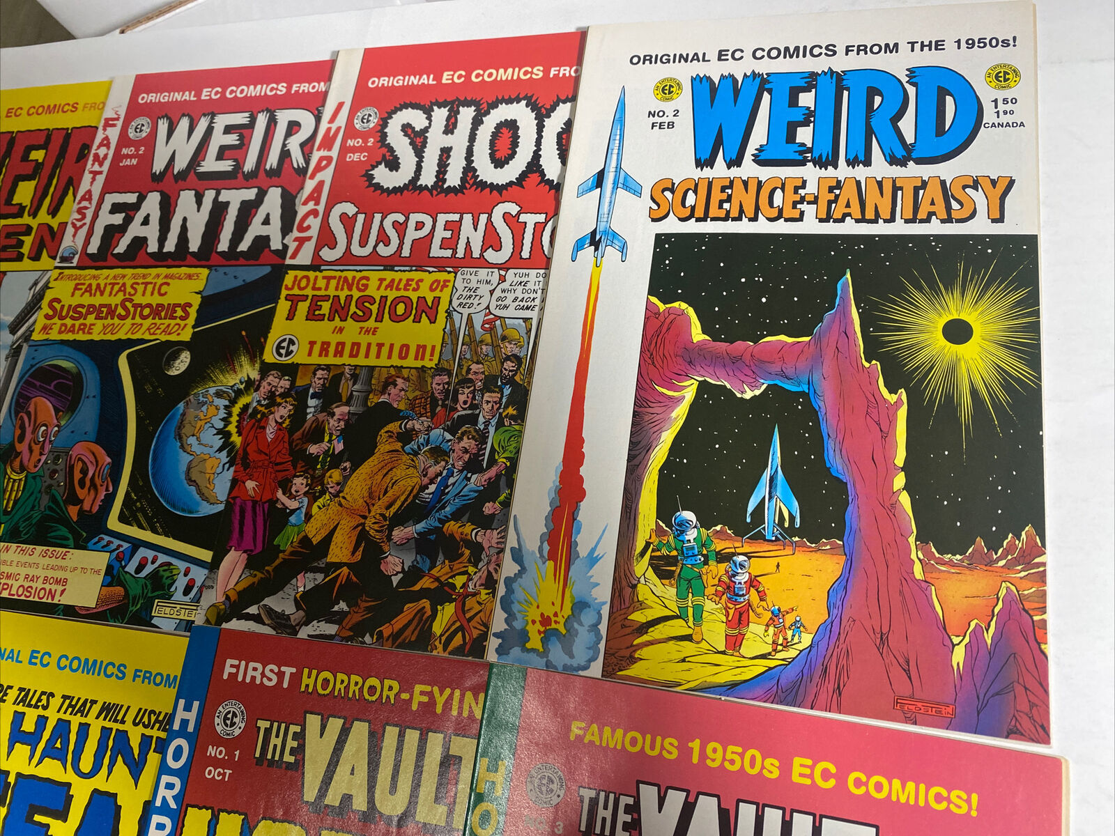 Tales From The Crypt Vault Of Horror Haunt 8 Book Lot Russ Cochran