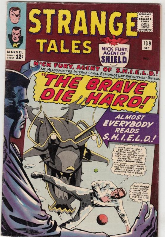 Strange Tales #139 (Dec-65) FN/VF Mid--High-Grade Nick Fury, S.H.I.E.L.D., Dr...