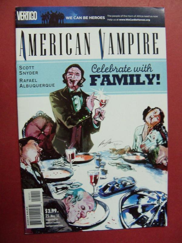 AMERICAN VAMPIRE, CELEBRATE WITH FAMILY #25   (9.0  VF/NM)  DC VERTIGO