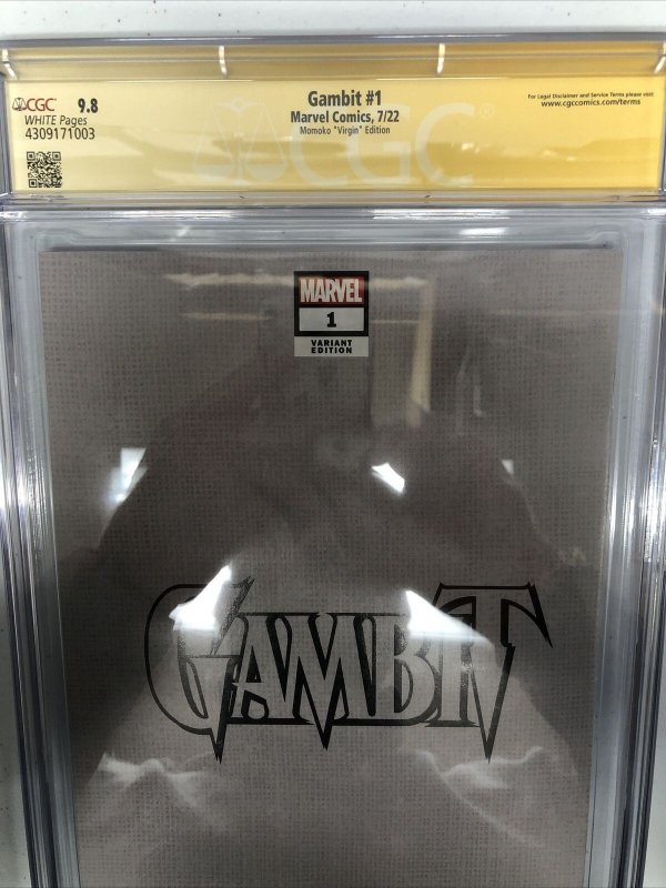Gambit (2022) # 1 (CGC 9.8 SS) Signed By Peach Momoko•Virgin Edition