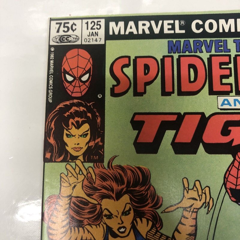 Marvel Team-Up Spider-Man Tigra (1983) # 125 (VF/NM) CPV• J.M. DeMatteis