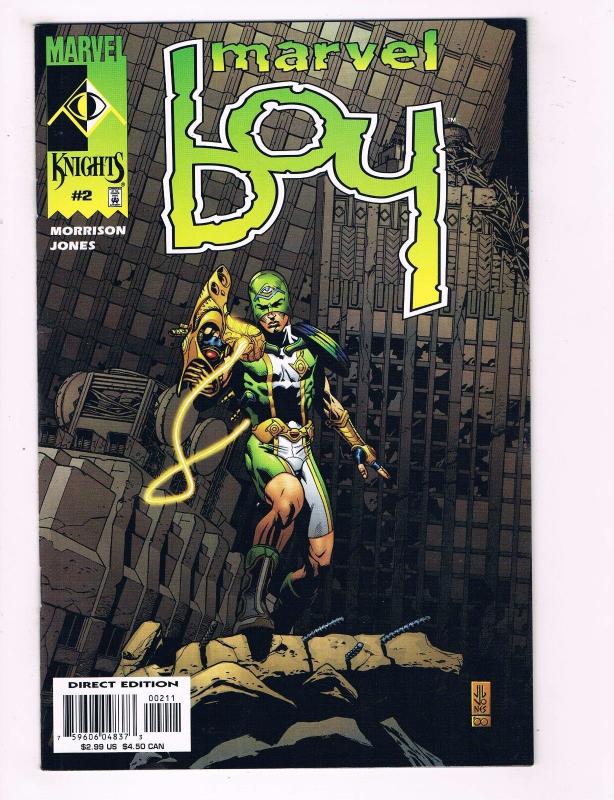 Lot Of 4 Marvel Boy Marvel Knights Comic Books # 1 2 3 4 Morrison Jones CH15