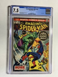 Amazing Spider-man 120 Cgc 7.5 Cr/ow Pages Marvel Bronze Age Hulk