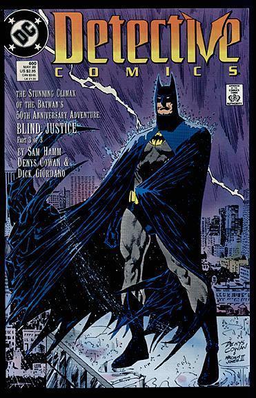 DETECTIVE 600 BATMAN COWAN 1989 5OTH ANN VF/+