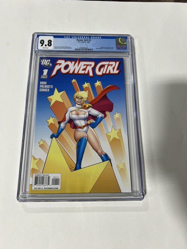 Power Girl 1 Cgc 9.8 2009 Amanda Conner Cover Dc