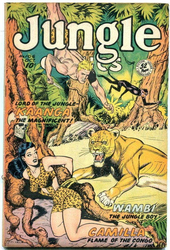 JUNGLE COMICS #106 1948-HIGH GRADE-GOOD GIRL -FICTION HOUSE VF