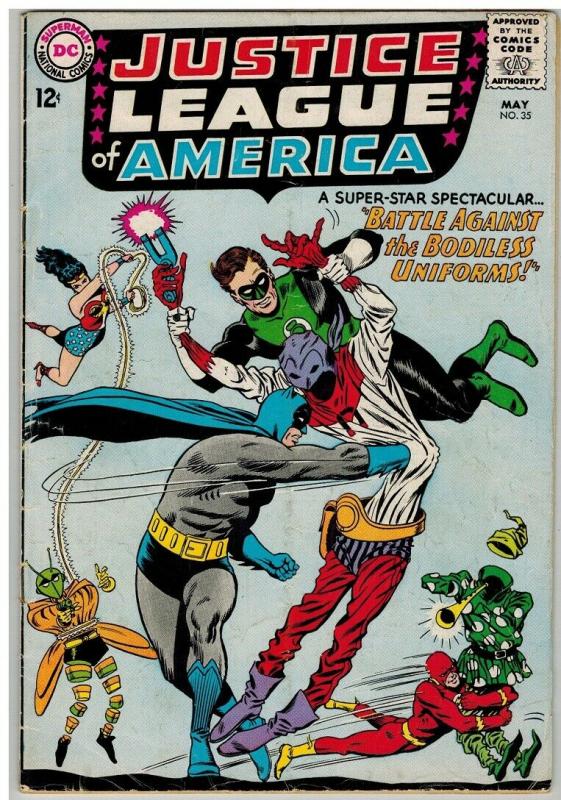 JUSTICE LEAGUE OF AMERICA 35 G-VG May 1965