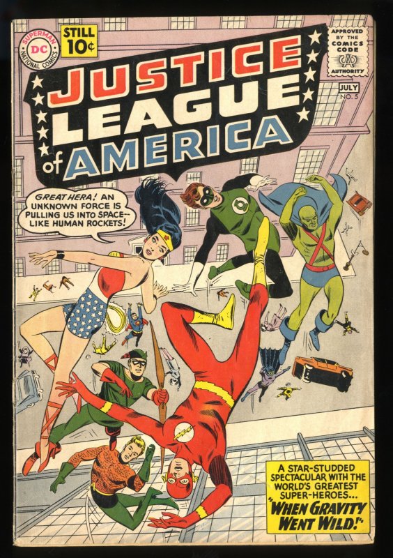 Justice League Of America #5 VG- 3.5