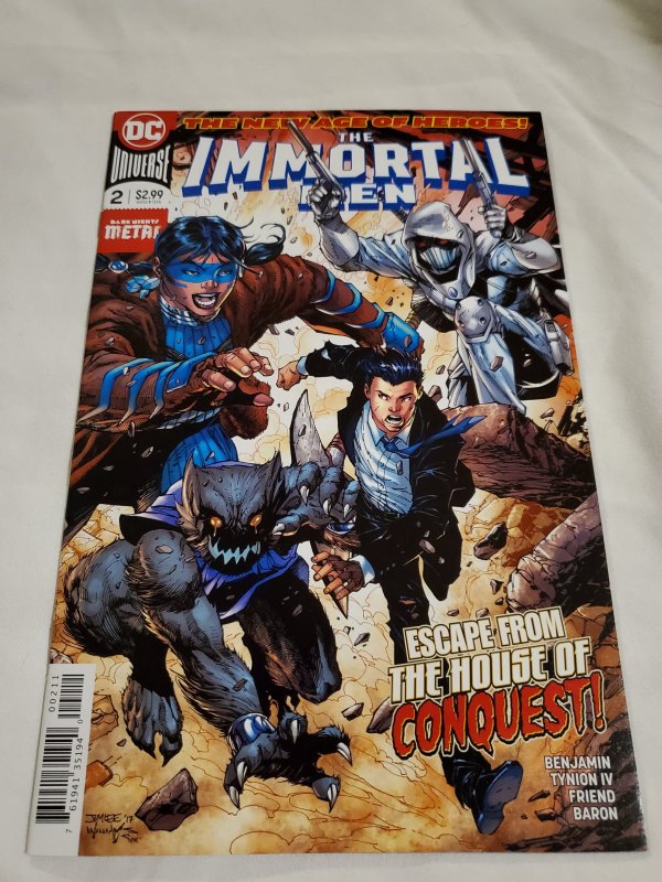 Immortal Men 2 Near Mint  Cover by Jim Lee and Scott Williams