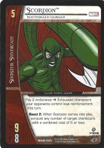 2004 Vs System Marvel - Web of Spider-Man #MSM-085 Scorpion