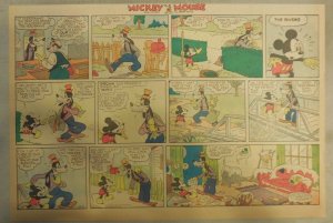 Mickey Mouse Sunday Page by Walt Disney from 2/4/1940 Half Page Size 