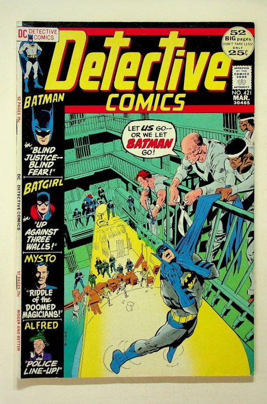 Detective Comics #421 DC Comics Batman Batgirl Bronze Age 1971