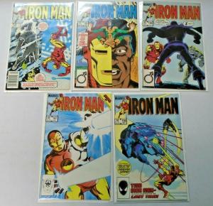 Iron Man lot #152 to #198 45 different books average 7.0 range 6.0 to 8.0 (1981)