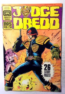 Judge Dredd #5 (1987) Quality Comics 1st Print Comic Book