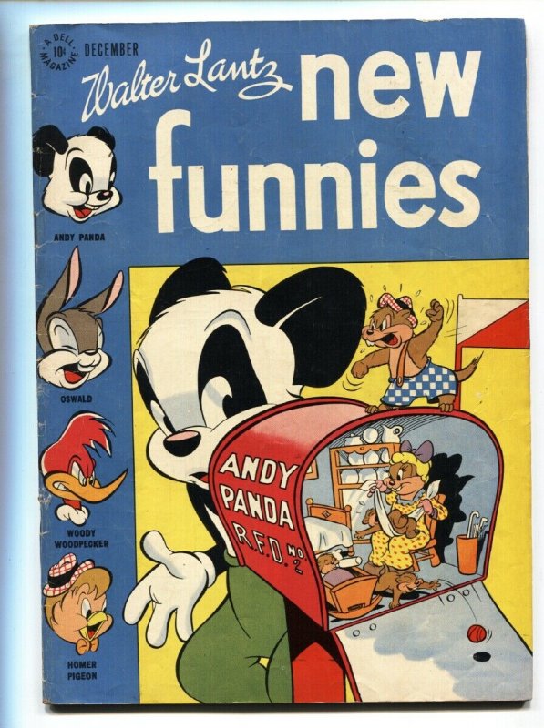 New Funnies #131 1947-Dell-Woody Woodpecker-Andy Panda