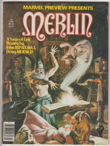 Marvel Preview #22 (Summer 1980, Marvel), FN-VFN (7.0), Merlin & King Arthur