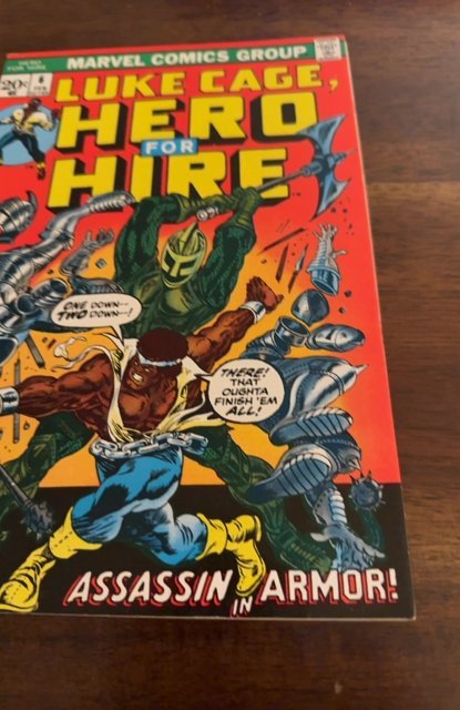 Hero for Hire #6 (1973)assassin in Armor