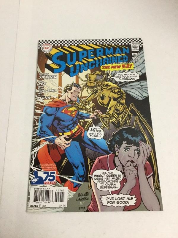 Superman Unchained 2 Silver Age Variant Nm Near Mint DC Comics