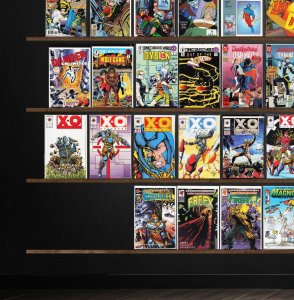 Huge Lot 150+ Comics with X-O Manowar, Prototype, Robin, Sludge & More!
