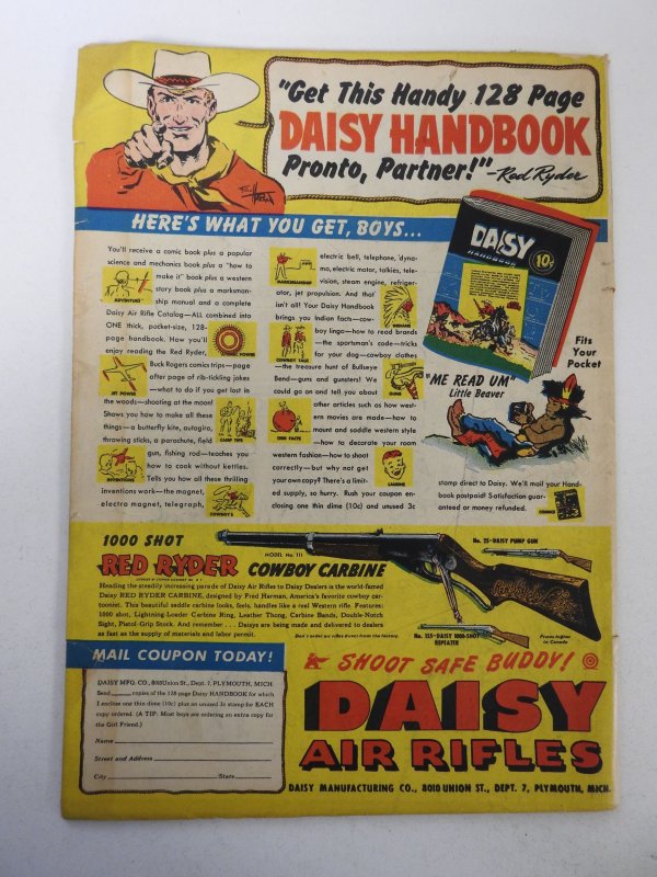 Batman #43 (1947) VG Condition cover detached top staple, 2 1/2 in tears bc