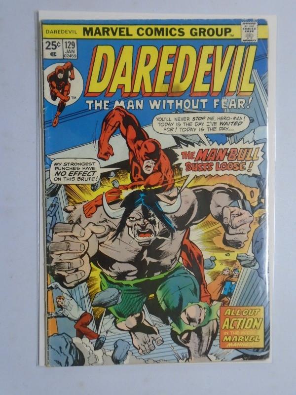 Daredevil: The Man Without Fear #129 - 3.0 GD/VG - 1976